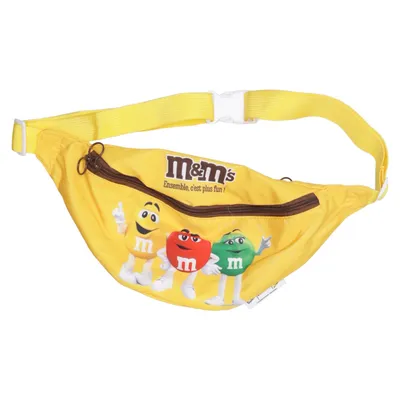 Gürteltasche (Gelb, Mehrfarbig) von M&M's Metallfaser, Nylon, Recyceltes Polyester