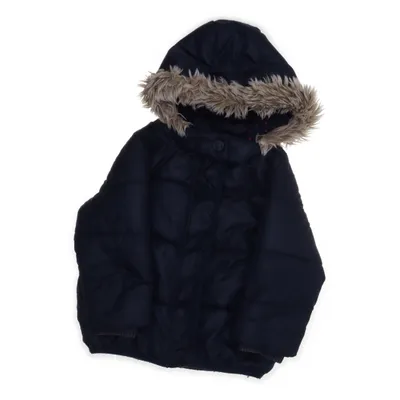 Vinterjacka (Blå) från Next Akryl, Bomull, Elastan, Pälsimitation, Polyester