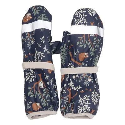 Mittens (Blue, Multicolored) from Kuling Polyester, Polyurethane