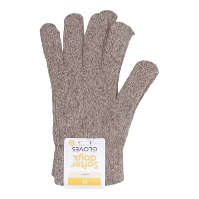 Gloves (Brown) from Softer Days Polyester, Wool