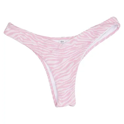 Bikini bottom (Pink, White) from KÅLK Elastane, Polyamide