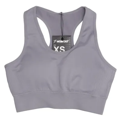 Sports bra (Gray) from Work out Elastane, Polyester