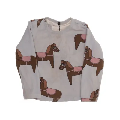 Langærmet t-shirt (Beige, Brun) fra Mini Rodini Bomuld