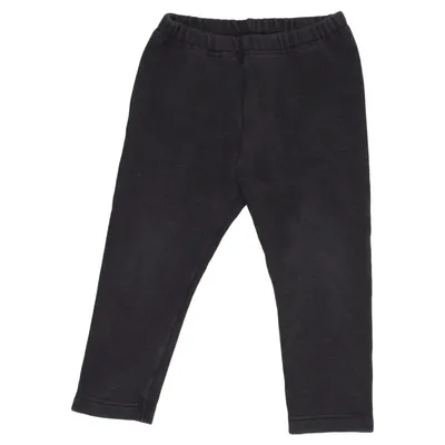Leggings (Black) from Uniqlo Baby Cotton, Elastane, Polyester
