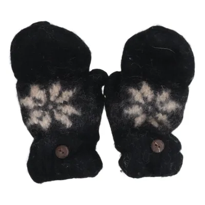 Moufles (Noir, Gris) Polyester, Laine