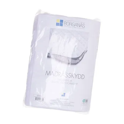 Madrasskydd (Vit) från Borganäs Bomull, Polyester