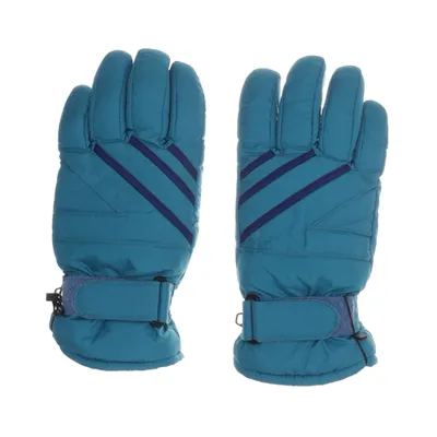 Gloves (Turquoise, Gray) from C&A Nylon