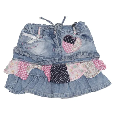 Jupe en jean (Bleu, Multicolore) de Escapade Kidswear