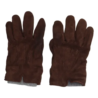 Gants en cuir (Marron) de Bruun & Stengade Polyester, Daim