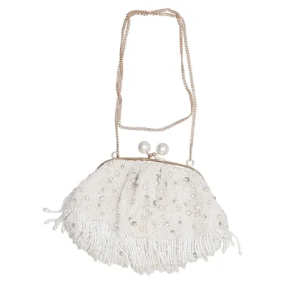 Aftonväska (Vit) från True Decadence Polyester