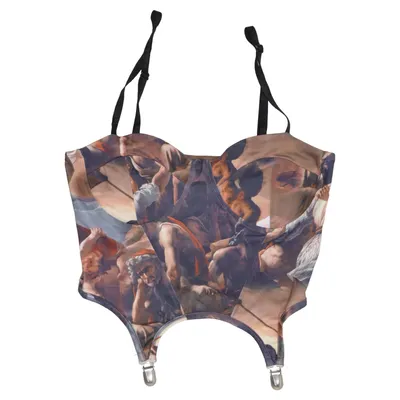 Bustier (Brown, Multicolored)