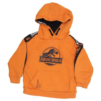 Hættetrøje (Orange, Sort) fra Jurassic World Bomuld, Polyester