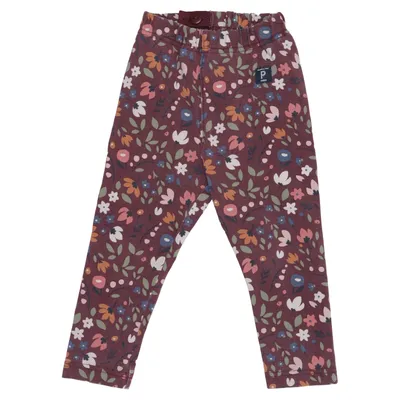 Leggings (Purple, Multicolored) from Polarn O. Pyret Elastane, Organic cotton
