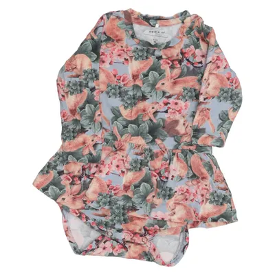Body (Bleu, Multicolore) de Name It Élasthane, Coton biologique