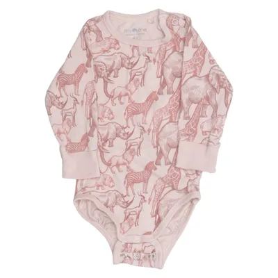 Body (Rose) de Tiny One Élasthane, Coton biologique