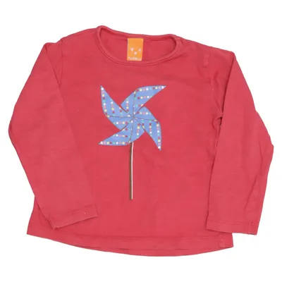 Long sleeve T-shirt (Red, Multicolored) from Pusblu Cotton
