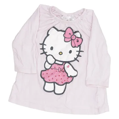 T-shirt à manches longues (Rose) de H&M x Hello Kitty Coton