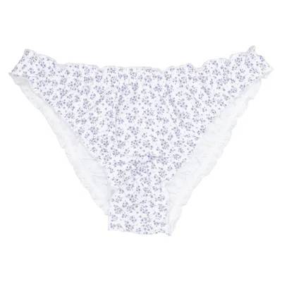 Bikini bottom (White, Blue) from Nor Elastane, Polyamide, Polyester
