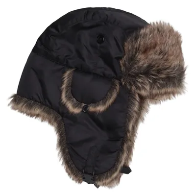 Chapeau de trappeur (Noir, Marron) de Fostex Acrylique, Polyamide, Polyester