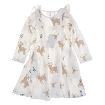 Dress (Beige, Multicolored) from Geggamoja Bamboo, Elastane, Organic cotton