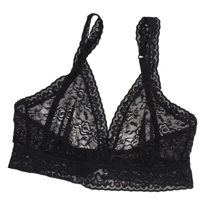 Bralette (Black) from Lace Laboratory Elastane, Polyamide