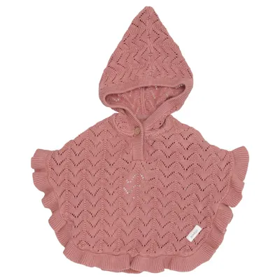 Poncho (Pink) from Newbie by KappAhl Organic cotton