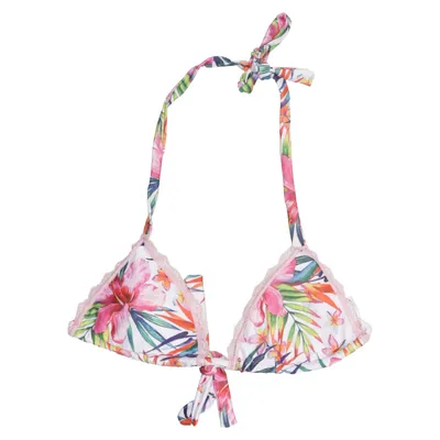 Bikini top (Wit, Roze, Groen) van Love by Lola Elastaan, Polyester