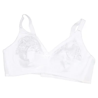 Soutien-gorge (Blanc) de Damella Coton, Élasthane, Polyamide