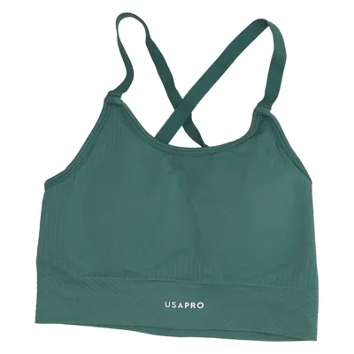 Sports bra (Green) from Usa Pro Elastane, Polyamide