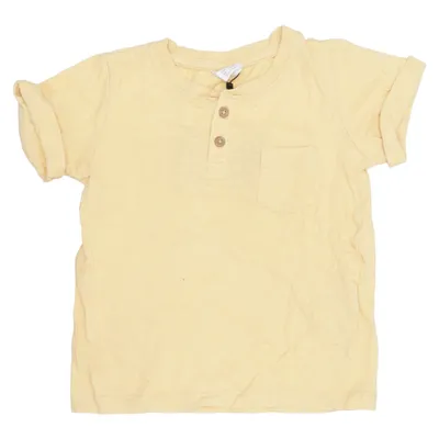 Henley shirt (Yellow) from Lindex Kids Cotton