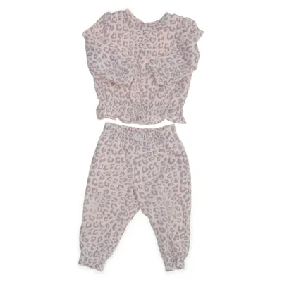 Sæt (Beige, Lilla) fra BabyGap Bomuld, Genanvendt polyester