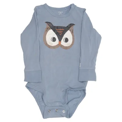 Body (Bleu) de Lindex Baby Coton, Élasthane