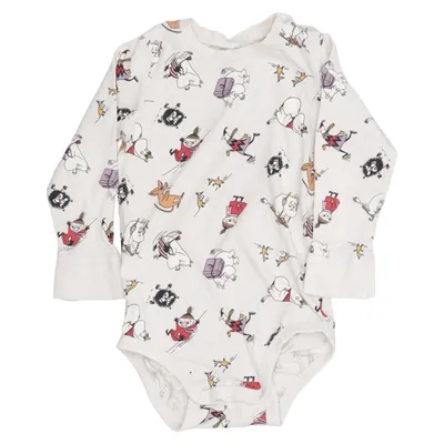 Body (Beige, Flerfarvet) fra Moomin by Lindex Bomuld, Elastan