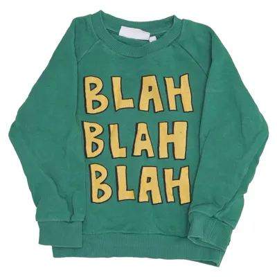 Sweatshirt (Green, Yellow) from Mini Rodini Cotton