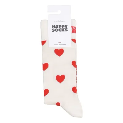 Chaussettes (Beige, Rouge) de Happy Socks Coton