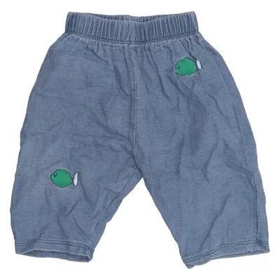 Sweatpants (Blue) from Lötiekids Elastane, Organic cotton