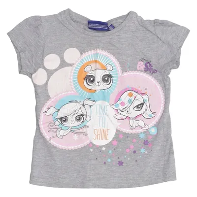 T-shirt (Gray, Multicolored) from Littlest Pet Shop Cotton, Polyester