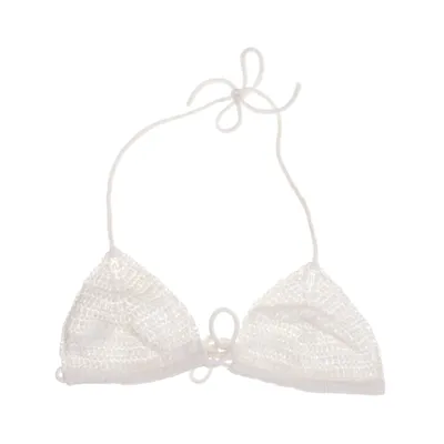 Bikini top (Crochet Triangle Bikini Top) fra Weekday Bomuld, Polyester