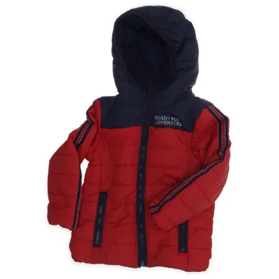 Winter jacket (Red, Gray) from Hydro Polyester