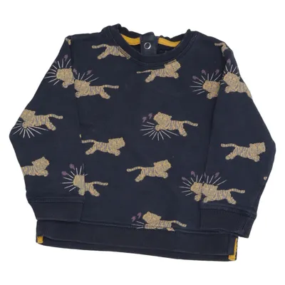 Sweatshirt (Bleu, Jaune) de Kiabi Coton