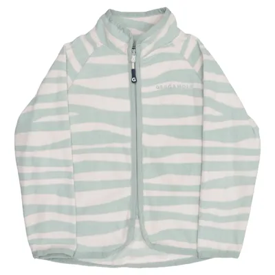 Fleecejacka (Grön, Vit) från Geggamoja Polyester