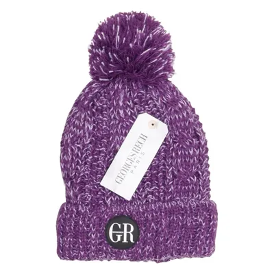 Pompon muts (Lila) van Georges Rech Acryl, Polyester
