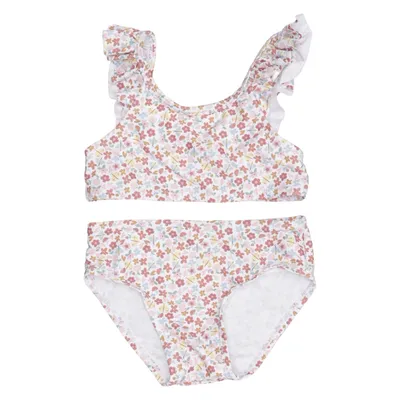 Bikini (Blanc, Multicolore) de Little Dutch Élasthane, Polyester recyclé