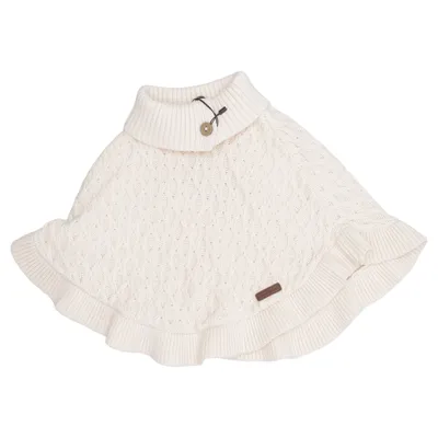 Poncho (Vit) från Newbie by KappAhl Bomull