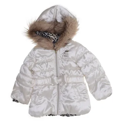 Vinterjacka (Vit, Flerfärgad) från Juicy Couture Polyester