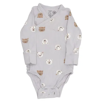 Body (Gray, Multicolored) from Lindex Baby Cotton, Elastane