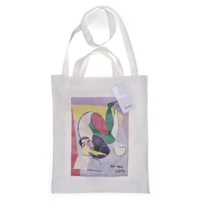 Canvas bag (White, Multicolored)