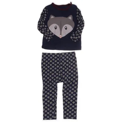 Sæt (Blå, Beige) fra MyWear Baby Bomuld, Elastan