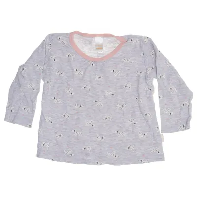 Lange mouwen shirt (Grijs) van Pusblu Katoen, Viscose
