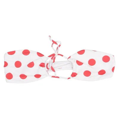 Bikini top (Wit, Rood) van Pacsun Elastaan, Polyester